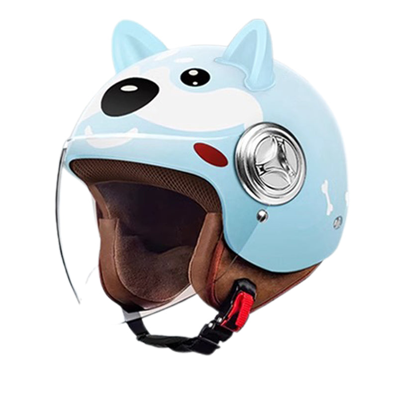 3C-Certified Children’s Helmet for Boys (6-12 Years Old) | Winter-Ready for Girls Electric Battery Vehicle Helmet, All-Season Safety Motorcycle Helmet