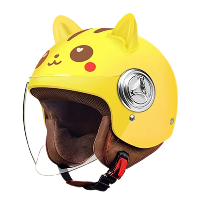 3C-Certified Children’s Helmet for Boys (6-12 Years Old) | Winter-Ready for Girls Electric Battery Vehicle Helmet, All-Season Safety Motorcycle Helmet