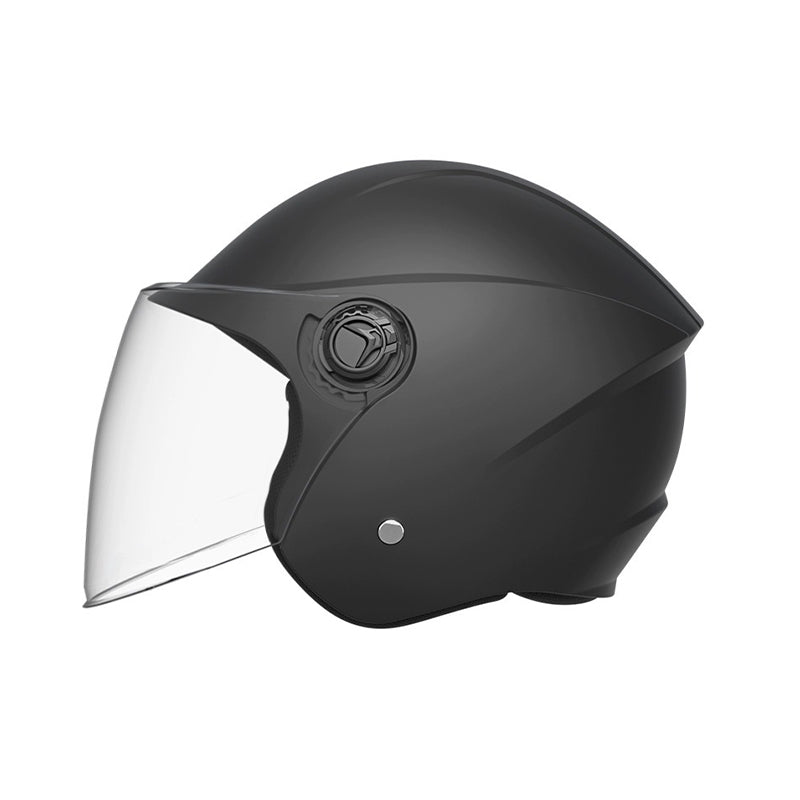 3C-Certified Women’s Electric Vehicle Helmet, Winter Warm Safety Helmet, Dual-Use for All Seasons, Battery Motorcycle Half-Face Helmet
