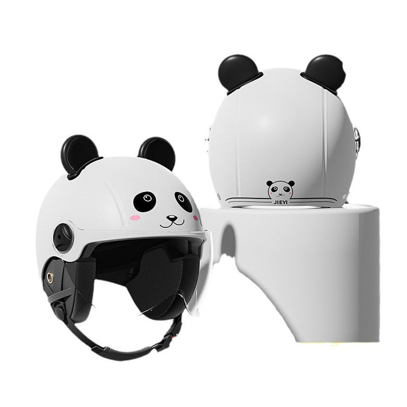 3C-Certified Children’s Helmet for Boys and Girls, Electric Vehicle Helmet Winter Warm Battery Motorcycle Safety Helmet | Kids’ Half-Face Helmet