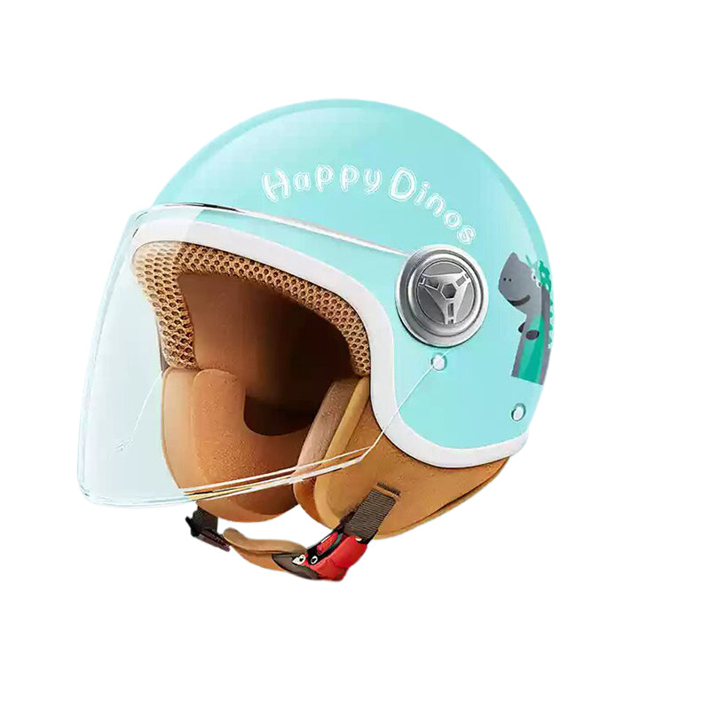 3C-Certified Children’s Helmet, Winter Warm Electric Vehicle Helmet | In-Car Helmet for Boys & Girls, Autumn-Winter Motorcycle Helmet
