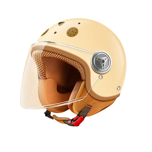 3C-Certified Children’s Helmet, Winter Warm Electric Vehicle Helmet | In-Car Helmet for Boys & Girls, Autumn-Winter Motorcycle Helmet
