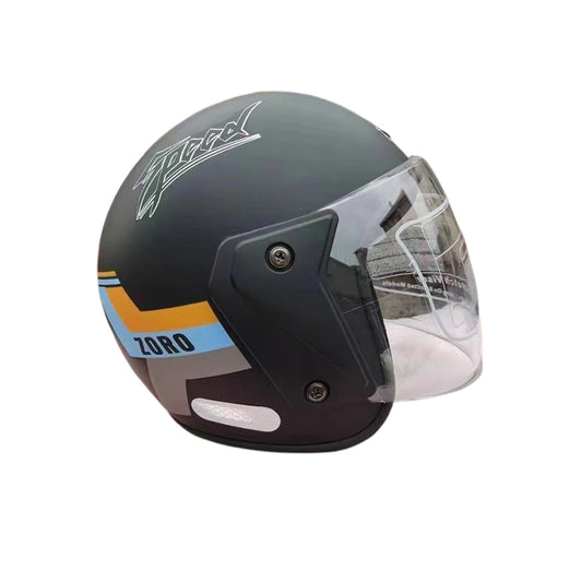 National Standard-Certified Electric Vehicle Helmet Unisex Half-Face Helmet for All Seasons | Winter Warm Battery Vehicle Safety Helmet for Men