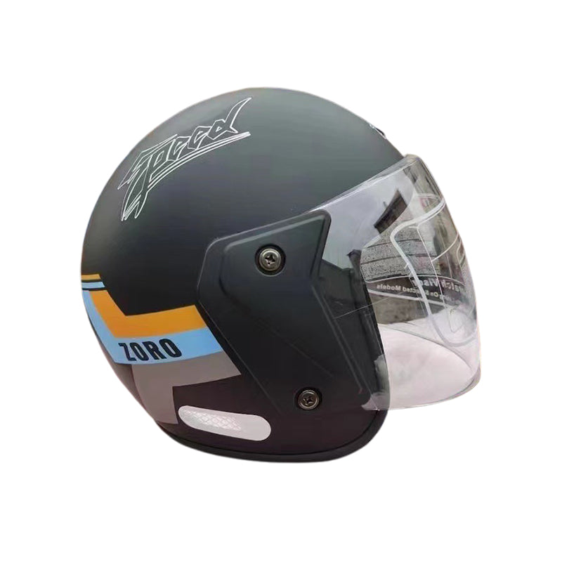 National Standard-Certified Electric Vehicle Helmet Unisex Half-Face Helmet for All Seasons | Winter Warm Battery Vehicle Safety Helmet for Men